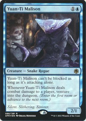 Yuan-Ti Malison - Promo Pack: Adventures in the Forgotten Realms (silver stamp)  (Español)