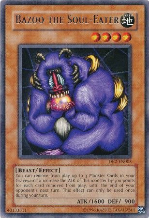 Bazoo the Soul-Eater - DB2-EN003 - Rare Dark Beginning 2 DB2