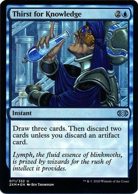 Thirst for Knowledge 071/332 - Foil Double Masters Foil Singles