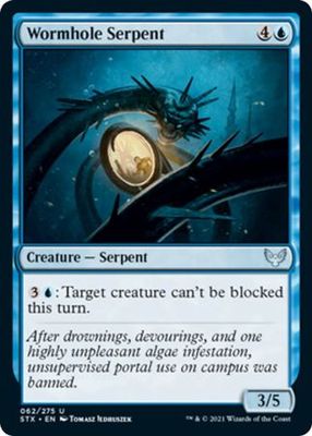 Wormhole Serpent 062/275 Strixhaven: School of Mages Singles