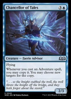 Chancellor of Tales 0045 Wilds of Eldraine Singles