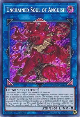 Unchained Soul of Anguish - CHIM-EN044 - Secret Rare 1st Edition Chaos Impact 1st Edition Singles *Espanol*