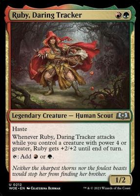 Ruby, Daring Tracker 0212 Wilds of Eldraine Singles