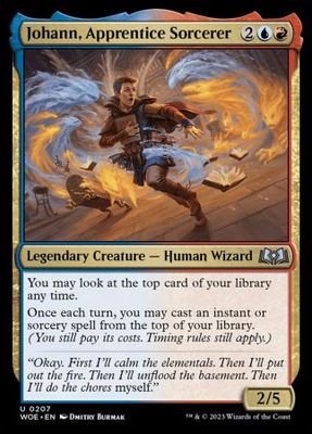 Johann, Apprentice Sorcerer 0207 Wilds of Eldraine Singles