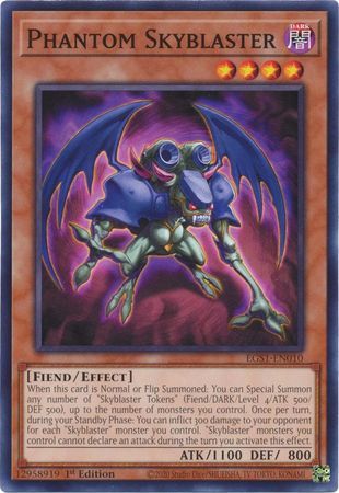 Phantom Skyblaster - EGS1-EN010 - Common 1st Edition Egyptian God Deck: Silfer the Sky Dragon 1st Edition Singles (espanol)