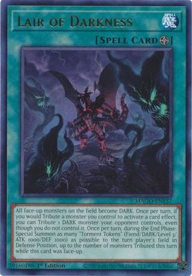 Lair of Darkness - MAGO-EN157 - Rare 1st Edition Maximum Gold 1st Edition Singles (espanol)