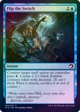 Flip the Switch 054/277 - Foil Innistrad: Midnight Hunt Foil Singles