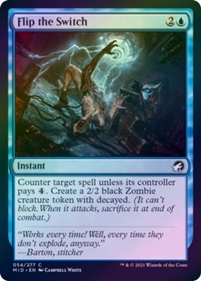 Flip the Switch 054/277 - Foil Innistrad: Midnight Hunt Foil Singles