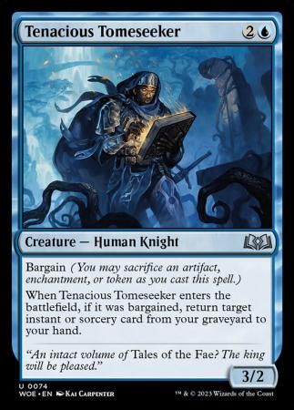 Tenacious Tomeseeker 0074 Wilds of Eldraine Singles