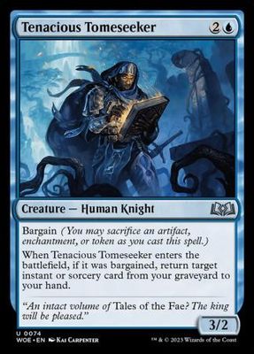 Tenacious Tomeseeker 0074 Wilds of Eldraine Singles