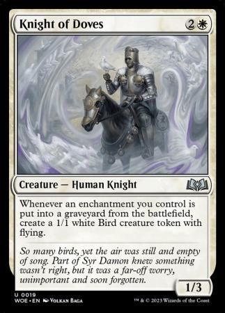 Knight of Doves 0019 Wilds of Eldraine Singles
