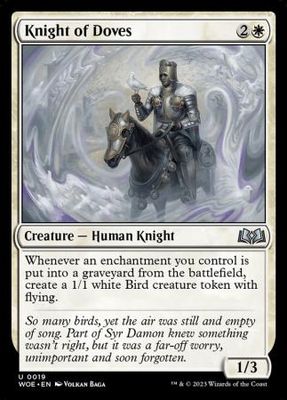 Knight of Doves 0019 Wilds of Eldraine Singles