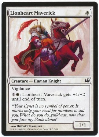 Lionheart Maverick Duel Decks Knights vs. Dragons Singles