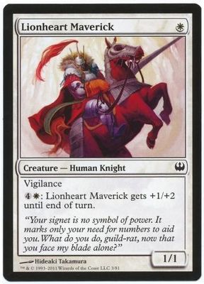 Lionheart Maverick Duel Decks Knights vs. Dragons Singles