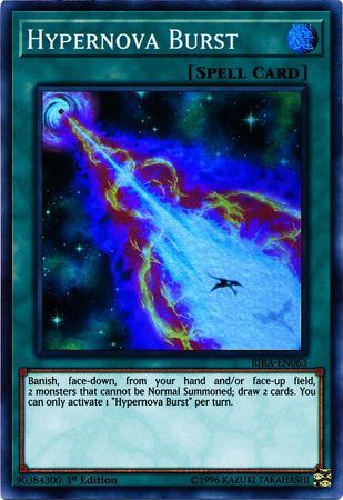Hypernova Burst - RIRA-EN063 - Super Rare 1st Edition Rising Rampage [RIRA] 1st Edition Singles