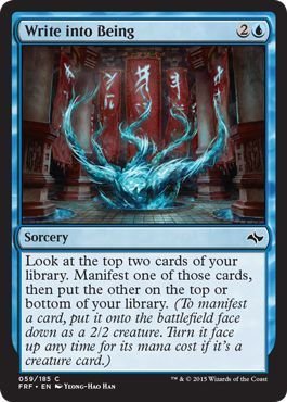 Write into Being 059/185 Fate Reforged Singles (Español)