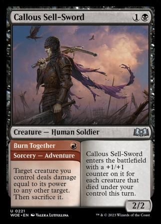 Callous Sell-Sword 0221 - Wilds of Eldraine Singles