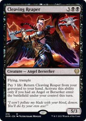 Cleaving Reaper 376 - Theme Booster Kaldheim Collector Booster Singles