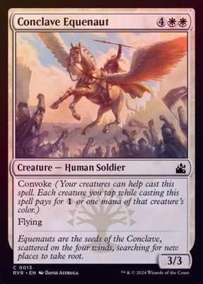 Conclave Equenaut 0013 - Foil Ravnica Remastered Foil Singles