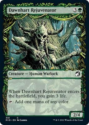 Dawnhart Rejuvenator 301 - Showcase Equinox Innistrad: Midnight Hunt Collector Booster Singles