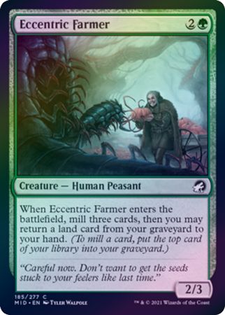 Eccentric Farmer 185/277 - Foil Innistrad: Midnight Hunt Foil Singles