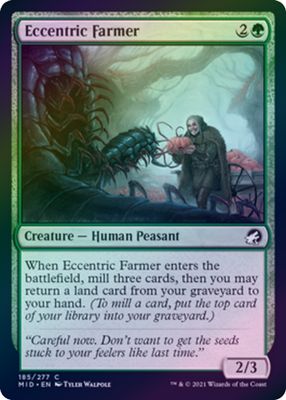 Eccentric Farmer 185/277 - Foil Innistrad: Midnight Hunt Foil Singles