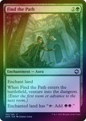 Find the Path 183/281 - Foil Adventures in the Forgotten Realms Foil Singles