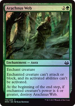 Arachnus Web 118/249 - Foil Modern Masters 2017 Foil Singles