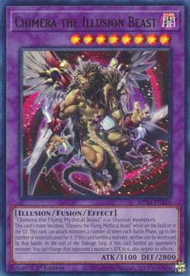 SH Chimera the Illusion Beast - MP24-EN219 - Ultra Rare 1st Edition Mega Tin 2024 Dueling Mirrors Singles