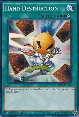 GA Hand Destruction - SR02-EN030 - Common 1st Edition Structure Deck: Rise of the True Dragons 1st Edition Singles
