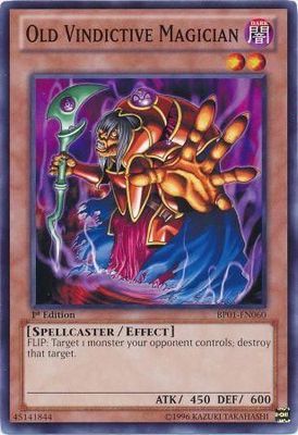 GA Old Vindictive Magician - BP01-EN060 - Common 1st Edition Battle Pack: Epic Dawn 1st Edition Singles