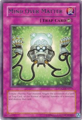 Mind Over Matter - TDGS-EN073 - Rare Unlimited The Duelist Genesis [TDGS] Unlimited Singles