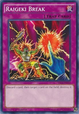 GA Raigeki Break - YS14-EN033 - Common 1st Edition Starter Deck: Super Starter: Space-Time Showdown [YS14]