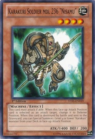 Karakuri Soldier mdl 236 &quot;Nisamu&quot; - STBL-EN019 - Common 1st Edition Starstrike Blast 1st Edition Singles *Espanol*