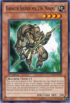 Karakuri Soldier mdl 236 &quot;Nisamu&quot; - STBL-EN019 - Common 1st Edition Starstrike Blast 1st Edition Singles *Espanol*