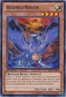 Bujingi Raven - SHSP-EN081 - Rare 1st Edition Shadow Specters 1st Edition Singles