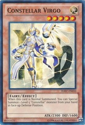 Constellar Virgo - HA07-EN010 - Super Rare Unlimited Hidden Arsenal 7: Knight of Stars Unlimited Singles