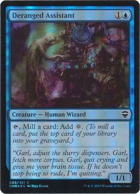 Deranged Assistant 065/361 - Foil Commander Legends Foil Singles