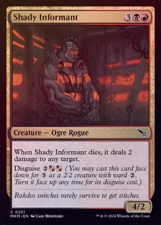Shady Informant 0231 - Foil Murders at Karlov Manor Foil Singles