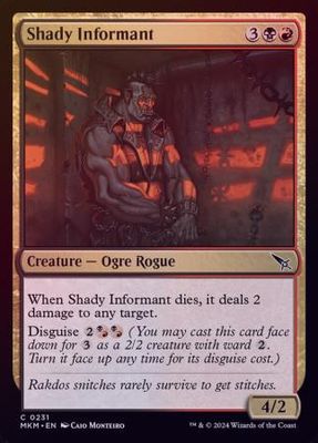 Shady Informant 0231 - Foil Murders at Karlov Manor Foil Singles