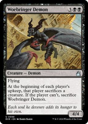 Woebringer Demon - Ravnica Remastered (RVR) Ravnica Remastered