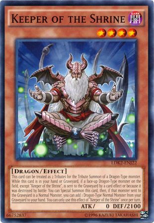 Keeper of the Shrine - LDK2-ENJ22 - Common Unlimited Legendary Decks II - Joey Unlimited Singles