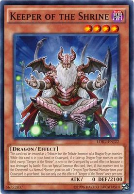 Keeper of the Shrine - LDK2-ENJ22 - Common Unlimited Legendary Decks II - Joey Unlimited Singles