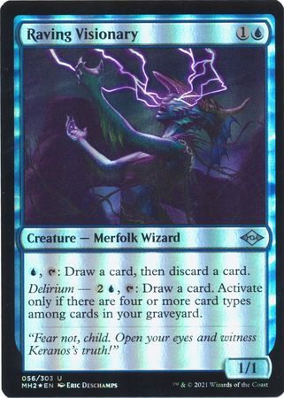 Raving Visionary 056/303 - Foil Modern Horizons 2 Foil Singles