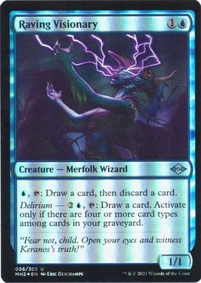 Raving Visionary 056/303 - Foil Modern Horizons 2 Foil Singles