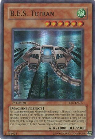 SH B.E.S. Tetran - EEN-EN017 - Super Rare 1st Edition Elemental Energy [EEN] 1st Edition Singles