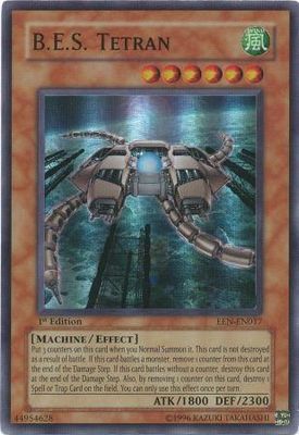 SH B.E.S. Tetran - EEN-EN017 - Super Rare 1st Edition Elemental Energy [EEN] 1st Edition Singles
