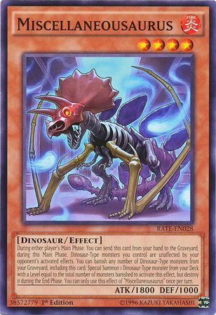 Miscellaneousaurus - RATE-EN028 - Common 1st Edition Raging Tempest 1st Edition Singles