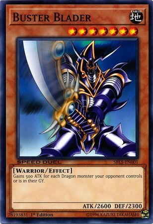 Buster Blader - SBLS-EN001 - Common 1st Edition Speed Duel: Arena of Lost Souls Singles