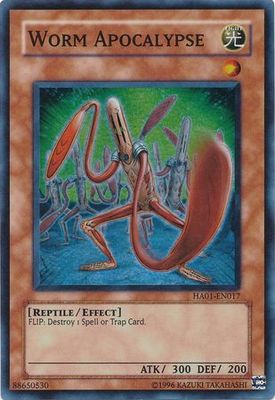 Worm Apocalypse - HA01-EN017 - Super Rare Unlimited Hidden Arsenal 1 [HA01] Unlimited Singles